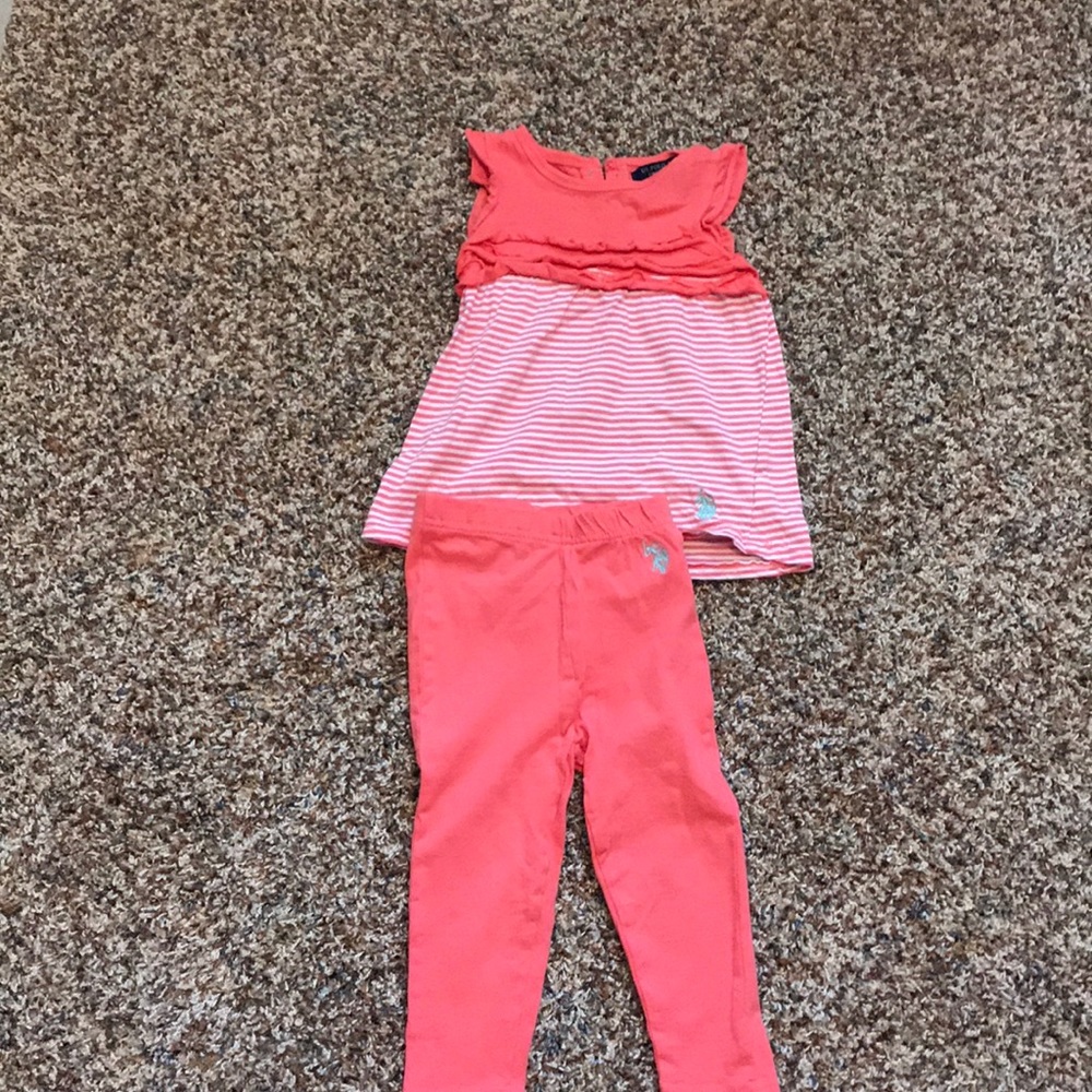 Us polo coral outfit!